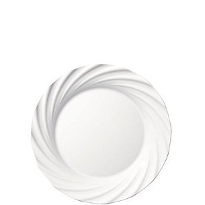 OPALINE JASMIM PRATO SOBREMESA 19 CMS - CAIXA C/ 24 PEÇAS
