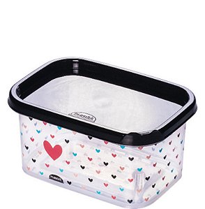POTE CONECT 900 ML PRETO CORACAO