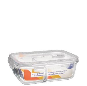 POTE HERMETICO RET BORO C/ DIV C/ TRAVA 640ML