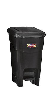 LIXEIRA 12L C/ PEDAL BLACK