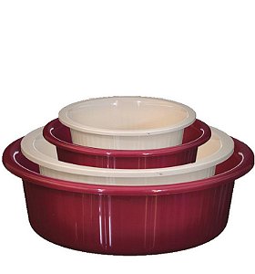 JOGO DE BACIA COLOR C/ 04 PCS -  1.5/2.5/4.5/8 L