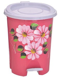 LIXEIRA C/ PEDAL 14L COLOR DEC