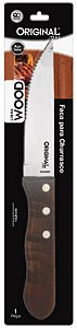 FACA WOOD CHURRASCO CARTELA