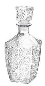 GARRAFA WHISKY 800 ML VIDRO LIJITA C/ CAIXA LITOGRAFADA