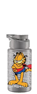 GARRAFA SQUEEZE 500ML GARFIELD CINZA