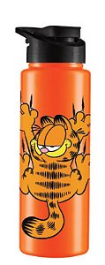 GARRAFA SQUEEZE 750ML GARFIELD LARANJA