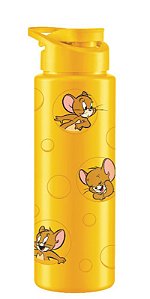 GARRAFA SQUEEZE 750ML TOM E JERRY MOUSE AMARELO
