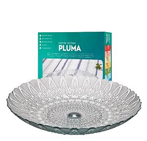 CENTRO DE MESA PLUMA Ø38 X 6 CM CX LITOG