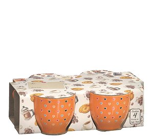 JG C/ 04 CANECA 76 ML PARIS DEC CORACAO COLOR