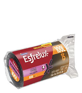 SACO P/ LIXO 100 LTS EM ROLO C/ 15 UN