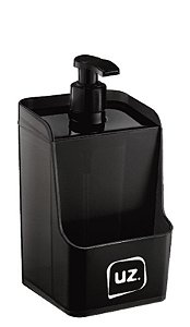 DISPENSER SLIM 500ML PRETO BICO PRETO