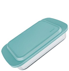 LASANHEIRA C/TPA 36,3 X 22,3 X 8,1CM  3,7L AZUL - CAIXA C/ 4 PEÇAS