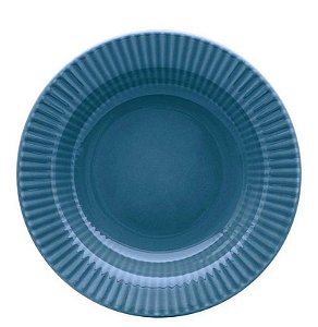 CANELE AZUL PRATO FUNDO 22 CM - CAIXA C/ 12 PEÇAS