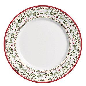 MARRY CHRISTMAS - PRATO RASO 29 CM - CAIXA C/ 6 PEÇAS