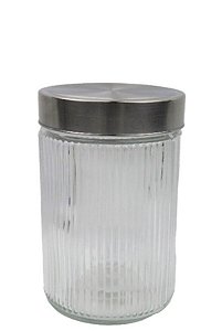 POTE SLEEK C/ TAMPA INOX 1,2L - CAIXA C/ 12 PEÇAS