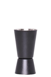 DOSADOR DUPLO INOX BLACK 50 ML / 25 ML