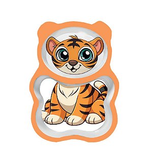 ECOKITCHEN - PRATO P/ REFEICAO INFANTIL GATA 22X16X2,7 CM