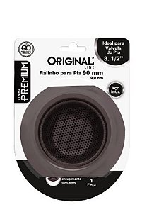 RALINHO P/ PIA INOX 9 CM PRETO