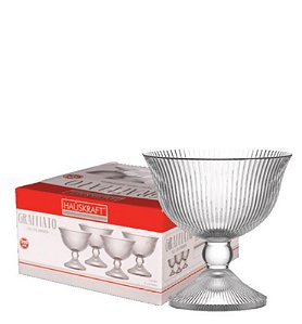 GLASS - TACA 200ML JG C/ 04 PCS GRAFFIATO