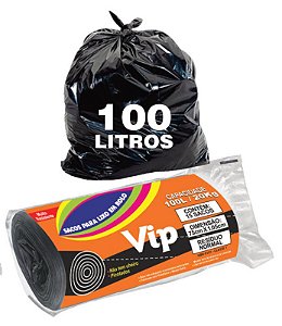 SACO P/ LIXO 100 LTS EM ROLO C/ 15 UN VIP