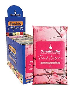 SACHÊ FLOR DE CEREJEIRA 15G - CAIXA C/ 12 PEÇAS