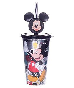 COPO REFRI 500ML C/ PIN MICKEY AUTO-RELEVO