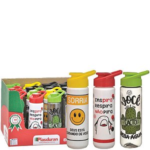 KIT C/ 20 PCS GARRAFA PET 700 ML SORT