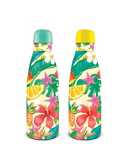 GARRAFA PET PARIS SLEEVE 600ML BRASILIDADES TROPICAL