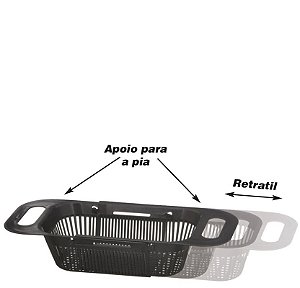 ESCORREDOR RETRATIL - 38 X 16,5 X 7 CM