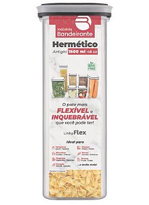 POTE HERMETICO 1,5L ESPAGUETE C/ TP SILICONE