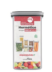 POTE HERMETICO 1,5L C/ TP SILICONE