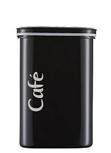 POTE HERMETICO 2L C/ TP SILICONE PRETO CAFÉ