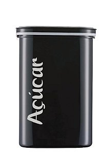 POTE HERMETICO 2L C/ TP SILICONE PRETO AÇUCAR