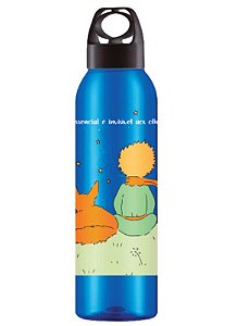 GARRAFA 800ML TAMPA PRETA ANEL PEQUENO PRINCIPE
