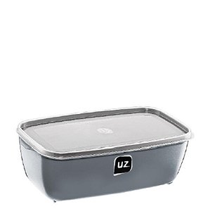 MULTIUSO RETANGULAR 1,5L CINZA