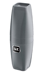 PORTA ESCOVA C/ TAMPA PREMIUM CINZA