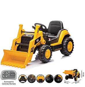 ZIPPY - MINI RETRO ESCAVADEIRA ELETRICO 12V C/ RC