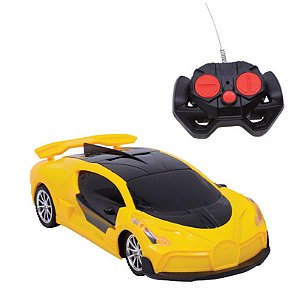 ZIPPY - CARRO CONTROLE REMOTO BUGAT AMARELO 20CM