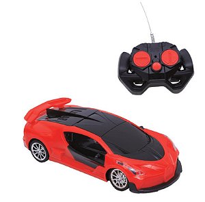 ZIPPY - CARRO CONTROLE REMOTO BUGAT VERMELHO 20CM
