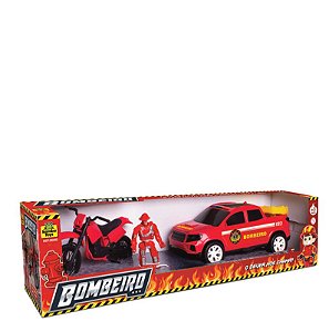 PICK-UP E MOTO - BOMBEIRO KIT RESGATE C/ BOTE