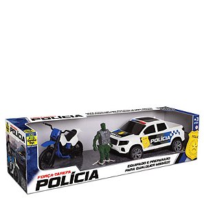 PICK-UP E MOTO - POLICIA KIT FORÇA TAREFA