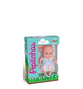 BONECA COLEÇÃO PEPITINHAS 15 CM - 100% VINIL