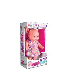 BONECA COLEÇÃO MILKINHAS 20 CM - 100% VINIL