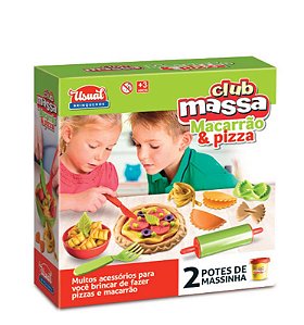 CLUB MASSA MACARRÃO & PIZZA C/ 02 POTES (50G)