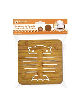 BAMBU - DESCANSO DE PANELA QUAD 16 X 0,5 CM