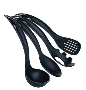 KIT 4 TALHERES 22CM NYLON