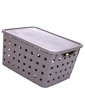 CAIXA C/ TAMPA FITA 29L - 45 X 33 X 25 CM