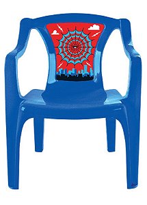 POLTRONA INFANTIL AZUL C/ LABEL - 42 X 30 X 51 CM