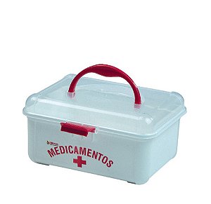 FRASQUEIRA MEDICAMENTOS 1,4L - BRANCA - 15,7 X 19 X 10CM