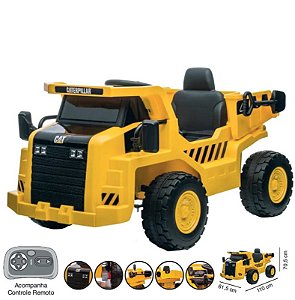 ZIPPY - MINI CAMINHÃO CAÇAMBA ELETRICO 12V C/ RC